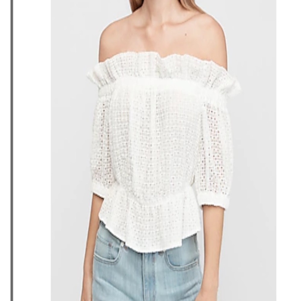NWT Express Off the Shoulder Blouse, Size M
